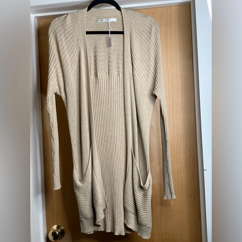 Max Studio Long Cardigan, S/M